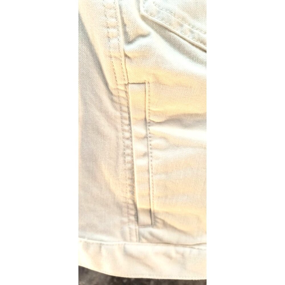 Banana Republic White Denim Jacket Womens S - Picture 4 of 6